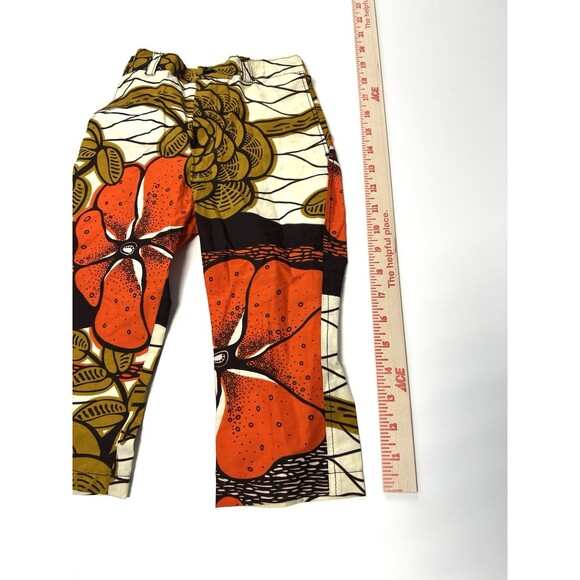 African Wax Fabric Ankara Pants No Size Check Measurements Multicolor Kids - Picture 5 of 10